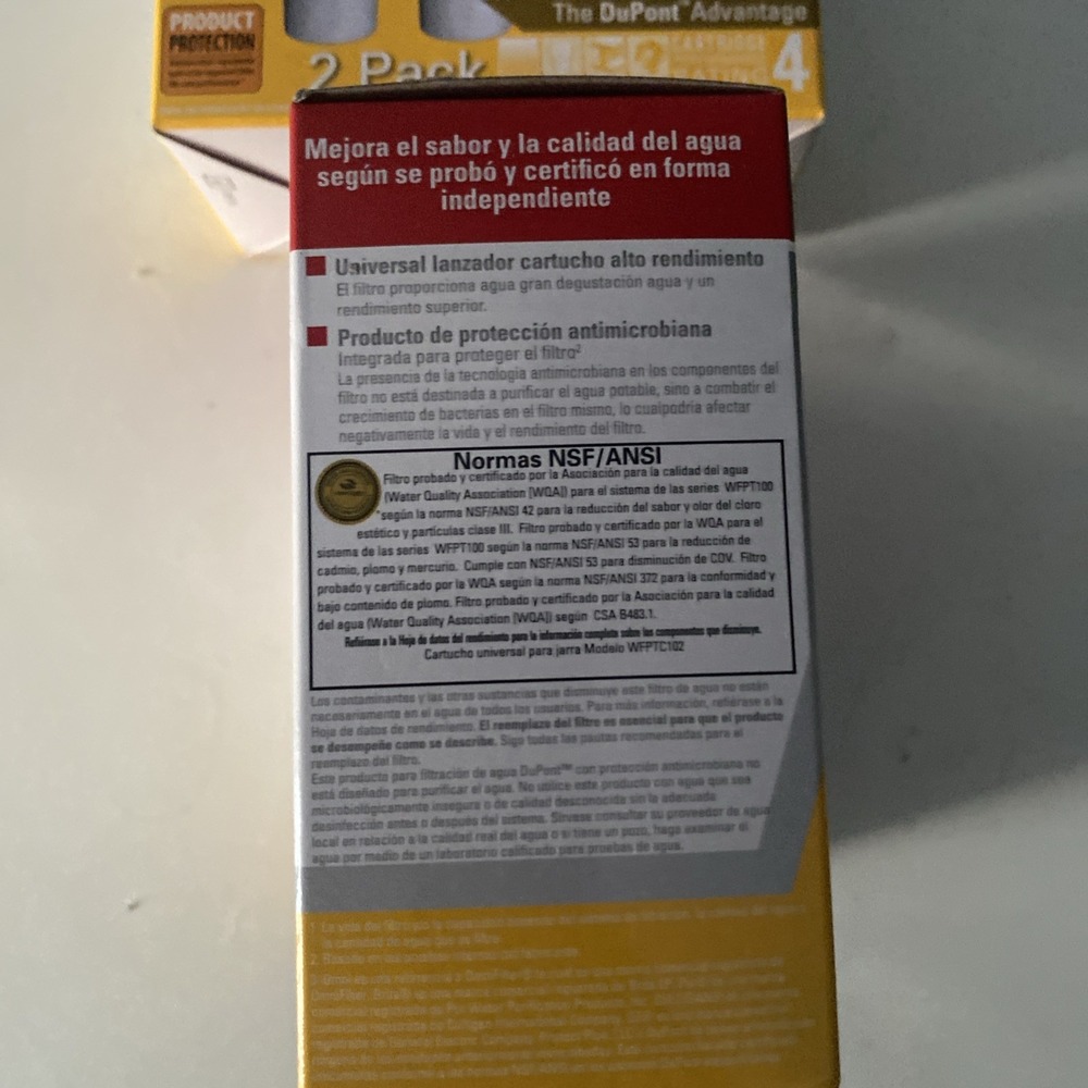 2 DuPont High Performance Water Filter Universal Fit Brita PUR GE Culligan OMNI - Picture 4 of 6